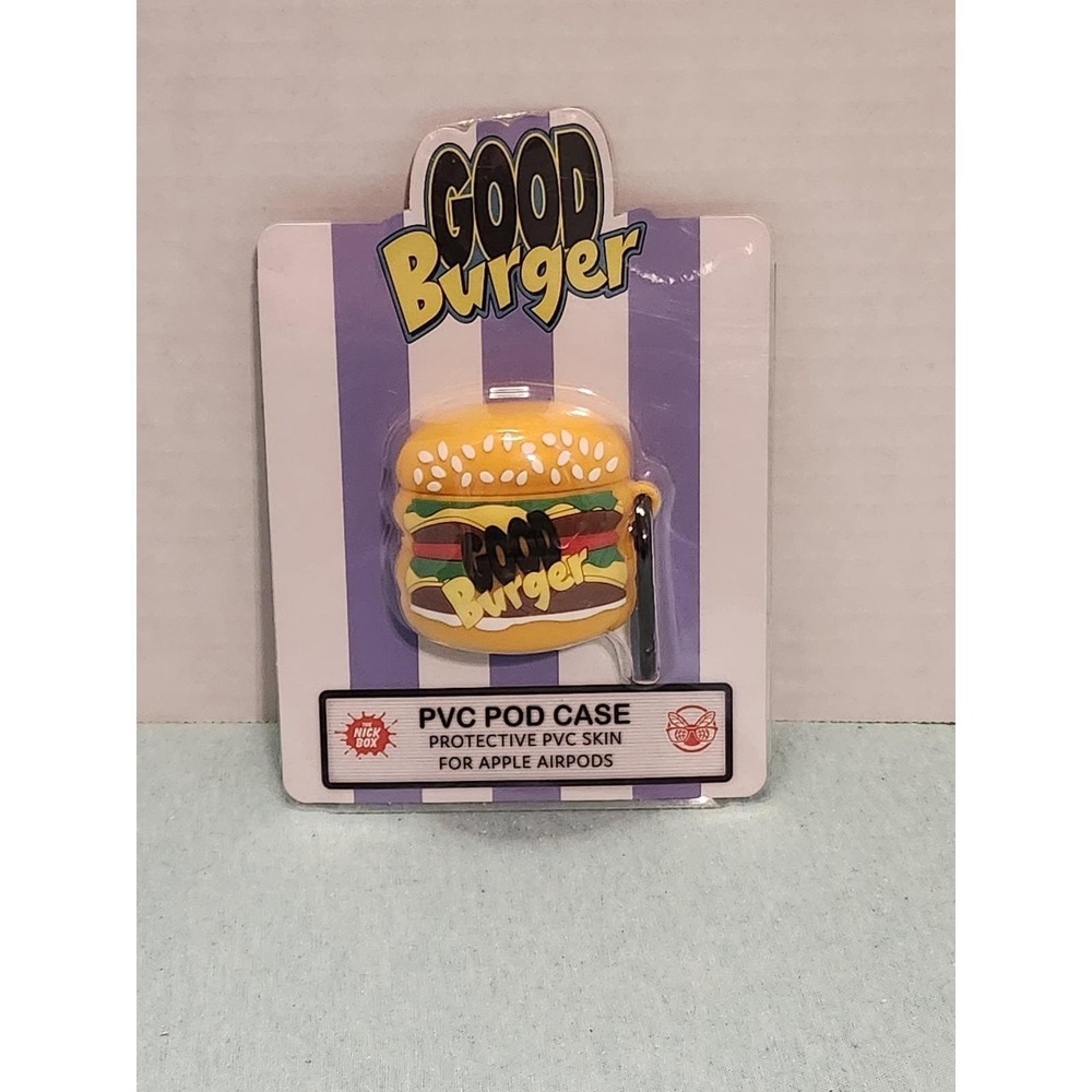 Nickelodeon Good Burger AirPods Case PVC Pod Skin 90s Nostalgia Nick Box New